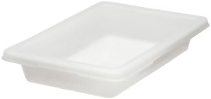 Rubbermaid Commercial Products Food Storage Box, 5 Gallon Capacity, White, for Restaurant/Kitchen/Cafeteria