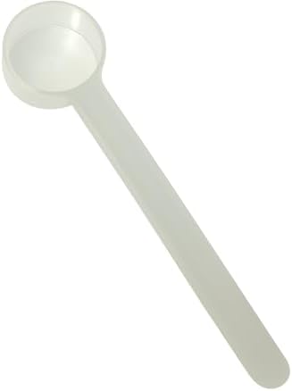 1 Teaspoon (1/3 Tablespoon | 5 mL) Long Handle Plastic Measuring Spoon for Coffee, Protein Powder, Pet Food, Spices, Grains, Dry Goods – Food-Grade BPA-Free (Pack of 1)
