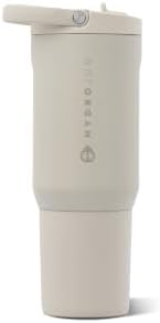 HydroJug Sport 20 oz Insulated Stainless Steel Water Bottle, Linen