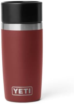 YETI Rambler 12 oz Travel Bottle, Stainless Steel, Vacuum Insulated with Leakproof Commuter Cap, Stag Red