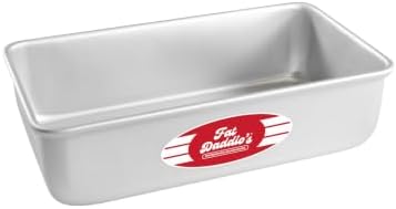 Fat Daddio's Bread Pan Anodized Aluminum, 9 x 5 x 2.75 Inch, Set of 2, Silver