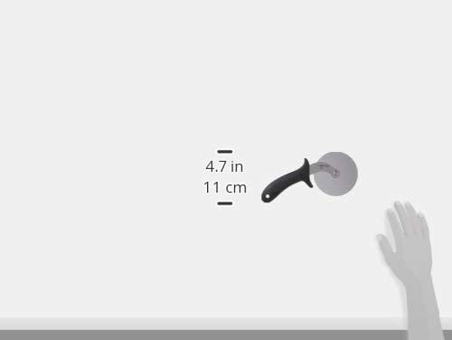 Winco Pizza Cutter, 4"Dia Blade, Black PP Hdl