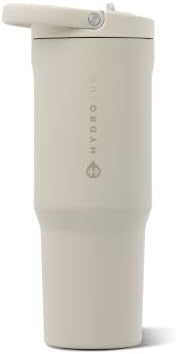 HydroJug Sport 40 oz Insulated Stainless Steel Water Bottle, Linen
