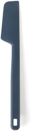 Calphalon Prime Silicone Jar Scraper, Flexible Jar Spatula, Slim Long Skinny Scraper for Jars, Bottles & Blenders, Ergonomic Handle for Easy Food Removal,Heat-Resistant, Navy Blue