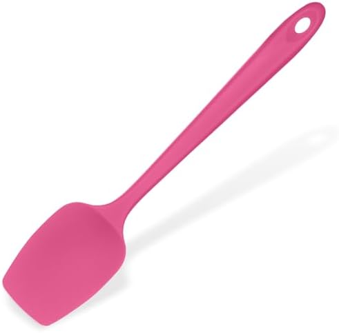 U-Taste Silicone Spoon Spatula, 600°F High Temp Spoonula, 11.38", Rosy Pink