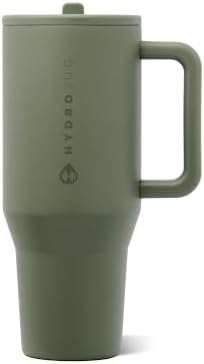 HydroJug Traveler 40oz, Insulated Tumbler with Handle & Straw, Courtyard