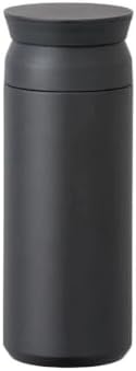 KINTO 20946 Travel Tumbler, 16.9 fl oz (500 ml), Black, Double Wall Vacuum Construction, Heat and Cold Retention
