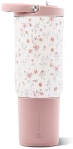 HydroJug Sport 20 oz Insulated Stainless Steel Water Bottle, Magnolia