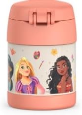 THERMOS FUNTAINER Kids Food Jar with Spoon, 10oz, Princesses
