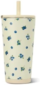 HydroJug Everyday Tumbler 20 oz, Ceramic-Lined Straw Cup, Freshly Pick'd