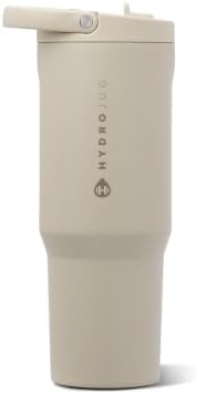 HydroJug Sport 40 oz Insulated Stainless Steel Water Bottle, Dune