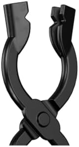 Blacksmith Tongs Set, 17 Inch Carbon Steel Forging Tongs, 1-Piece Professional Blacksmithing Tools for Beginners and Expert Craftsmen