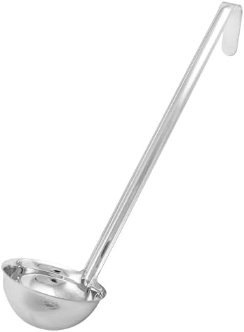 Winco 6 oz Red Prime Stainless Steel Ladle Listed