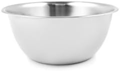 Fox Run Stainless Steel Large Mixing Bowl, 10.25 x 5.25 inches, 4.25 Quart Capacity