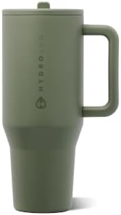 HydroJug Traveler 32oz, Insulated Tumbler with Handle & Straw, Courtyard