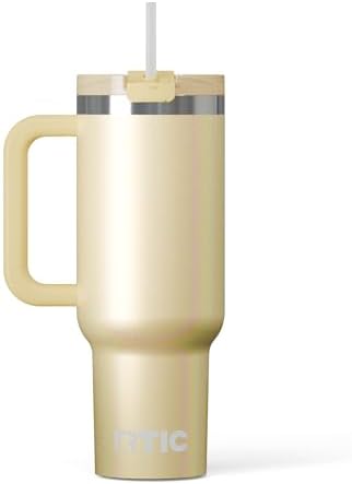 RTIC 40oz Road Trip Tumbler, Insulated, Ceramic Lined, Sunlight Glitter