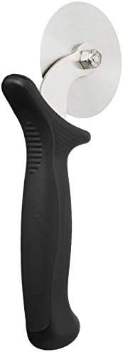 Mercer Culinary Millennia Pizza Cutter with Black Handle, 2.75 Inch Wheel, Stainless Steel