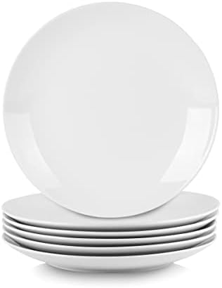 10 Strawberry Street Simply White 10.5" Coupe Dinner Plate, Set of 6
