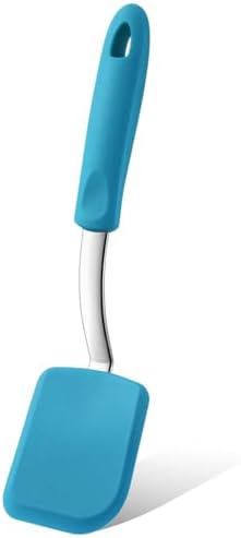Small Silicone Spatula Mini Silicone Cookie Spatula, Light Blue