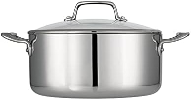 Tramontina Boston Tri-Ply Clad Stainless Steel 5-Quart Dutch Oven Pot