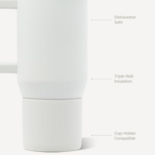 HydroJug Coffee Traveler 20oz Ceramic-Lined Mug with Handle, Lunar