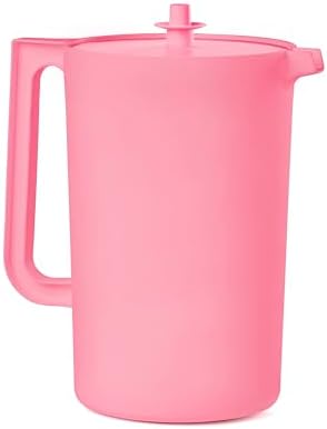 Tupperware Heritage Pink Pitcher (1 Pitcher + 1 Lid) - 1 Gallon
