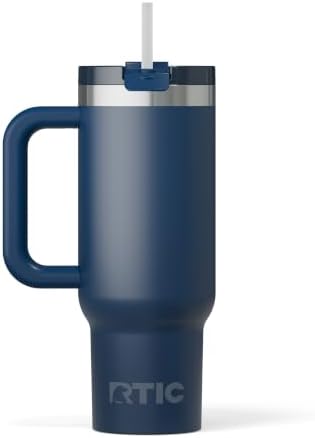RTIC 30oz Road Trip Tumbler, Insulated, Ceramic Lined, Navy