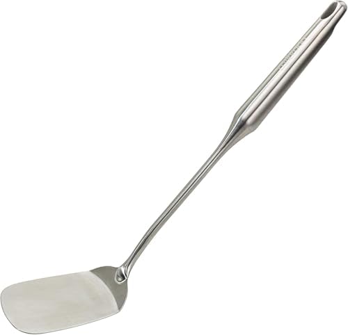 Millvado Stainless Steel Cooking Spatula,15 Inch Metal Turner, Kitchen Slotted Flipper For Grills, Camping BBQ’s, Frying Pancakes, Burgers, Large Cookware For the Professional Chef