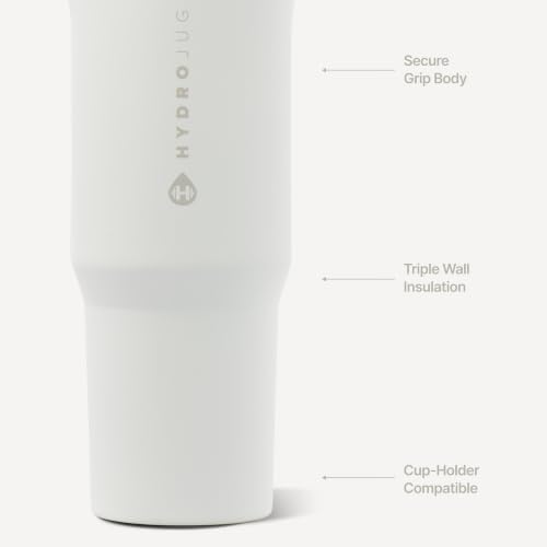 HydroJug Sport 32 oz Insulated Stainless Steel Water Bottle, Lunar