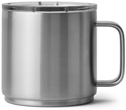 YETI Rambler 14 oz Ceramic Lined Stackable Mug, Stainless