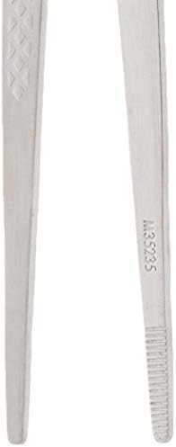 Mercer Culinary 18-8 Stainless Steel Precision Plus Chef Plating Tong, Straight, 6-1/8 Inch
