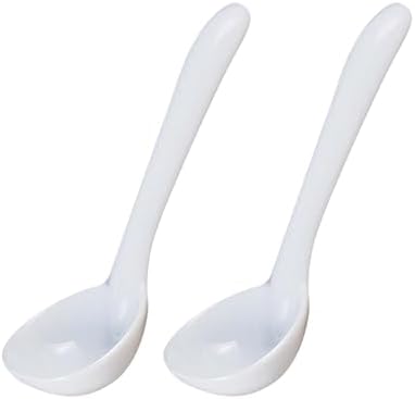 HIC Kitchen Gravy Ladle, Fine Porcelain, 1-Ounce, Set of 2