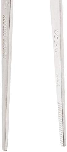 Mercer Culinary 18-8 Stainless Steel Precision Plus Chef Plating Tong, Straight,9-3/8 Inch