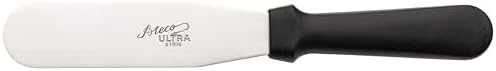 Ateco Ultra Straight Spatula with 6 by 1.5-Inch Stainless Steel Blade, Plastic Handle, Dishwasher Safe, Silver