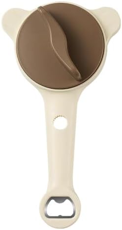4-in-1 Heavy Duty Jar Opener for Seniors and Weak Hands – Ergonomic Manual Bottle Opener for Small to Large Lids – Multifunction Kitchen Tool for Arthritic Hands, Beer, Sauces & Canned Goods