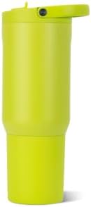 HydroJug Sport 20 oz Insulated Stainless Steel Water Bottle, Lemon Lime