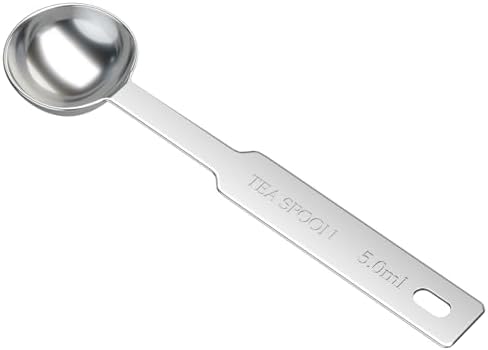 1PCS 1tsp(5ml) Stainless Steel Measuring Spoon