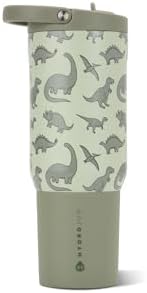 HydroJug Sport 20 oz Insulated Stainless Steel Water Bottle, Dinosaur