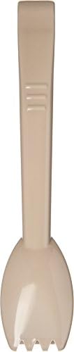 Carlisle FoodService Products 460906 Carly Salad Tong, 9" Salad Tong, Beige, 12 Pack