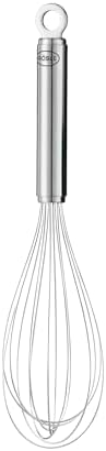 Rosle USA Kitchen Collection Stainless Steel Balloon Egg Whisk, 10.6", Stainless