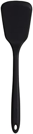 GIR: Get It Right Silicone Kitchen Spatula Turner - Non toxic cooking utensils for Nonstick Cookware, Cooking and Baking, Ultimate Turner - 13IN - Black