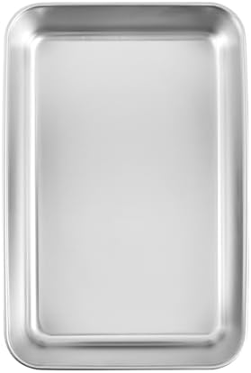 Kichwit Stainless Steel Loaf Pan for Bread, 4 Pack Metal Baking Pan, Dishwasher Safe (8.5" x 5.7" x 2.5")