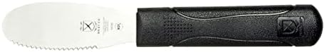 Mercer Culinary Millennia Wavy Edge Spreader, 3.5 Inch Blade, Black Handle