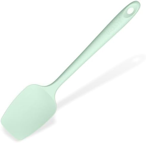U-Taste Silicone Spoon Spatula, 600°F High Temp Scoop, 11.38", Mint Green