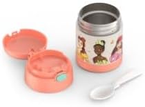 THERMOS FUNTAINER Kids Food Jar with Spoon, Princesses, 10 Ounce (Pack of 6)