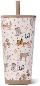 HydroJug Everyday Tumbler 20 oz, Ceramic-Lined Straw Cup, Mesa