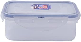LOCK & LOCK LocknLock Easy Essentials Rectangular Butter and Cheese Container Food Container, Small, 15.0 Ounce - Clear