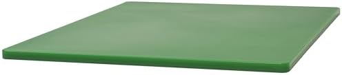 Winco 15" x 20" Green Heavy-Duty Plastic Cutting Board