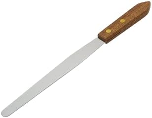 Apothecary Products 5.75" Stainless Steel Spatula and Blade, Wooden Handle