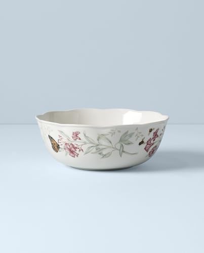 Lenox Butterfly Meadow Large Porcelain Serving Bowl